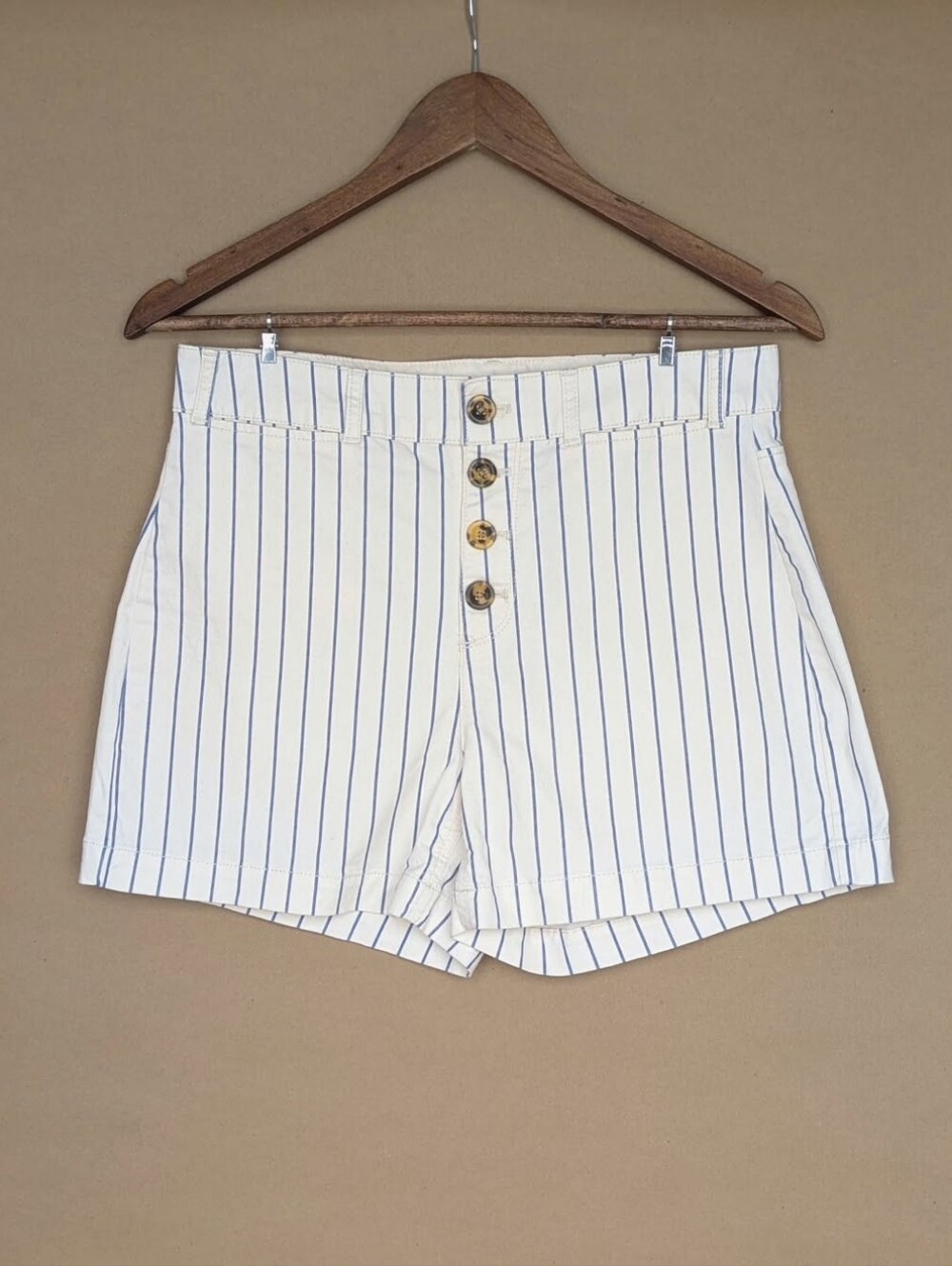 Old Navy Striped Button-Front Shorts
